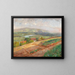 View of the Bisamberg - Marie Egner — framed artwork on a wall