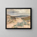 Landscape of dunes in Brittany - Marie Egner — framed artwork on a wall