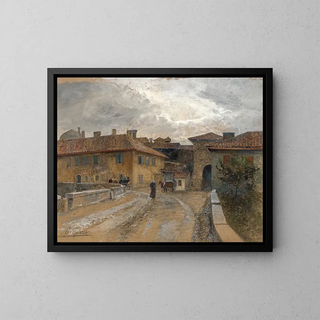 Duino Painting - Marie Egner — framed artwork on a wall