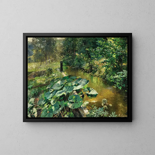 Huflattich - Marie Egner — framed artwork on a wall