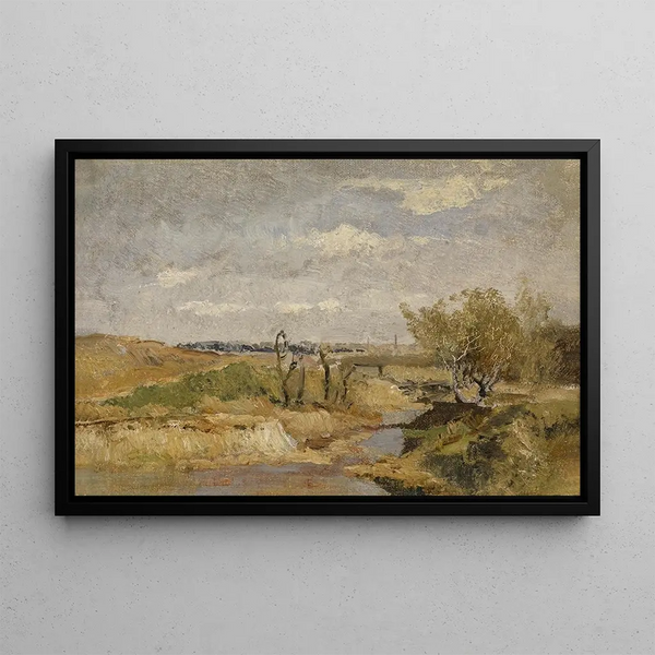 in the floodplains of the Danube - Marie Egner — framed artwork on a wall