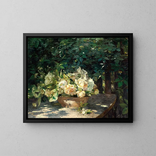 In the kiosk - Marie Egner — framed artwork on a wall