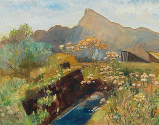 Late Summer on the Bog near Salzburg Mountain - Marie Egner — artwork view