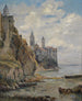 Island motif painting of Rab - Marie Egner — artwork view