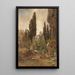 Old Cemetery - Marie Egner — framed artwork on a wall