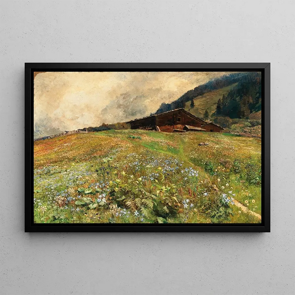 Tyrol, alpine pastures - Marie Egner — framed artwork on a wall