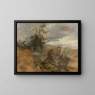 Bris de vent - Marie Egner — framed artwork on a wall