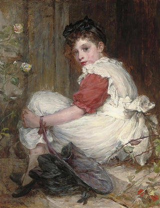 Marie Elizabeth Seymour Lucas - On the threshold.webp