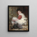 On the threshold - Marie Elizabeth Seymour Lucas — framed artwork on a wall