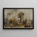 L'activité commerciale en Europe - Marie Félix Hippolyte Lucas — framed artwork on a wall