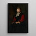 Portrait of Gunhild Gude - Marie Gratz — framed artwork on a wall