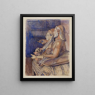 Marie Henriques - Etruskisk Sarkofag I Louvre.webp