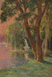 Le lac d'amour le lever du soleil la statue de Vénus et Cupidon - Marie Joseph Léon Clavel Iwill — artwork view