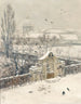 View of the workshop View of the Salésian church from the upper Belvedere - Marie König-Ingenheim — artwork view