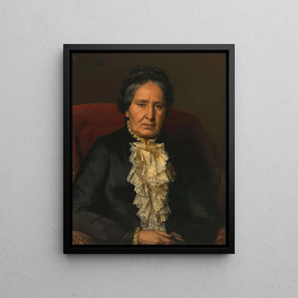 Betty Paoli poet journalist - Marie Müller — framed artwork on a wall