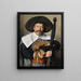Lansquenet Painting - Marie Müller — framed artwork on a wall