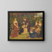 Fiammetta singing - Marie Spartali Stillman — framed artwork on a wall