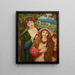 L'enfance de sainte Cécile - Marie Spartali Stillman — framed artwork on a wall