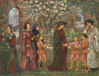 The Enchanted Garden - Marie Spartali Stillman — artwork view
