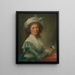 Portrait of a young woman - Marie Victoire Lemoine — framed artwork on a wall