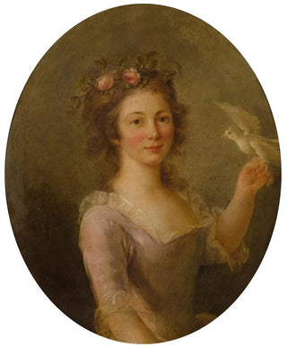 Marie Victoire Lemoine - Young Girl With a Bird.webp