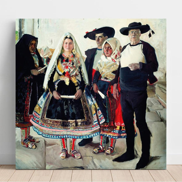 Reproduction of the painting Wedding in Lagartera - Joaquín Sorolla