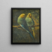 Parrots - Marinus Adrianus Koekkoek the Younger — framed artwork on a wall