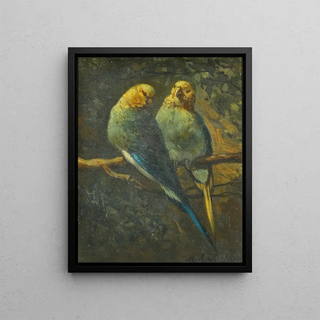 Marinus Adrianus Koekkoek The Younger - Parrots.webp