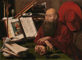 Saint Jerome in his study - Marinus van Reymerswaele — artwork view