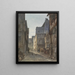 View of Pünderich on the Moselle - Marinus van Reymerswaele — framed artwork on a wall