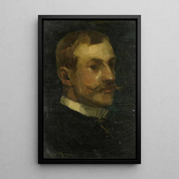 Adriaan Pit 1860-1944 Dutch Museum of History and Art Director - Marinus van der Maarel — framed artwork on a wall
