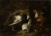 Farmyard with peacock and peahen - Mario Nuzzi — artwork view