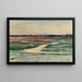 Marsh Landscape - Mariquita Gill — framed artwork on a wall