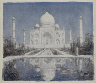 Taj Mahal au clair de lune - Marius Bauer — artwork view