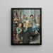 Les fileuses de laine - Marius Michel — framed artwork on a wall