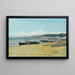 Le quartier de la gare Agfa vu de la plage du Tivoli, Alger - Marius Reynaud — framed artwork on a wall