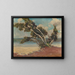 Les Bouleaux - Marjorie De Krafft Burton — framed artwork on a wall