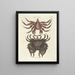 Fish, snakes, insects and some other animals, as well as some plant photos Pl036 - Mark Catesby — framed artwork on a wall