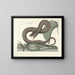 Fish, snake, insect, and other animal images as well as some plant images Pl045 - Mark Catesby — framed artwork on a wall