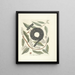Fish, snakes, insects, and some other animals, as well as some plant photos Pl052 - Mark Catesby — framed artwork on a wall