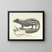 Images of fish, snakes, insects, and other animals as well as some plants Pl062 - Mark Catesby — framed artwork on a wall