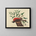 The Blackbird of Caroline - Mark Catesby — framed artwork on a wall