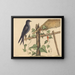 The Purple Martin - Mark Catesby — framed artwork on a wall