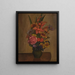 Nature morte avec vase et fleurs - Mark Gertler — framed artwork on a wall