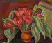 Red Tulip Still Life - Mark Gertler — artwork view