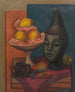 Still life with the head of Benin - Mark Gertler — artwork view
