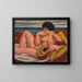 La Sonate - Mark Gertler — framed artwork on a wall