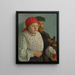 La femme pomme et son mari - Mark Gertler — framed artwork on a wall