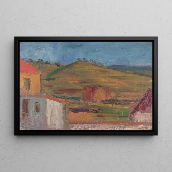 Landscape Painting - Mark Gertler — framed artwork on a wall