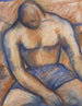 Boxer Sitting - Mark Gertler — artwork view